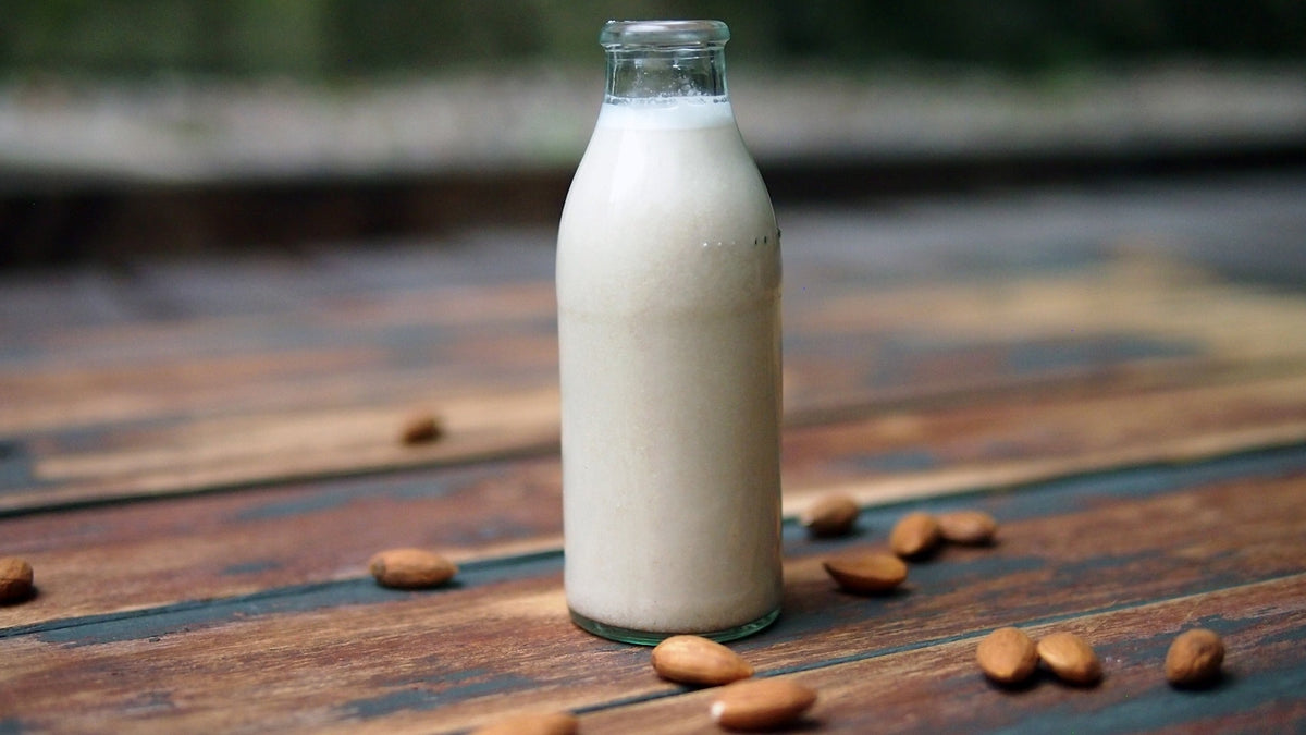 Almond Milk in a Juicer