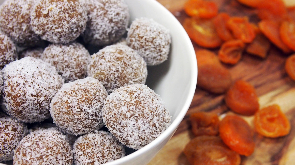 Nut Free Apricot & Coconut Bites