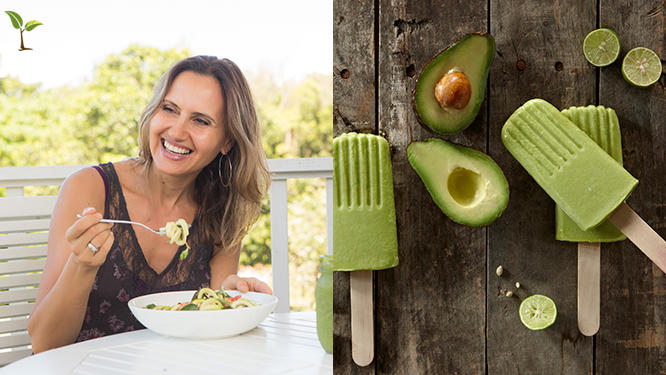 Avocado & Coconut Popsicles