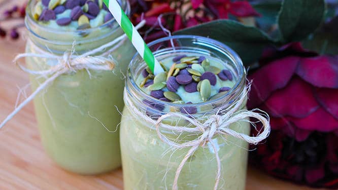 Avocado & Zucchini Sweet Summer Smoothie