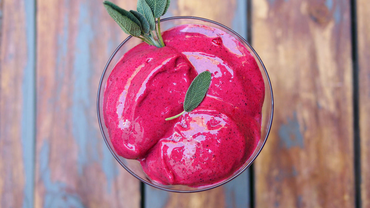 Berry Sage Sorbet