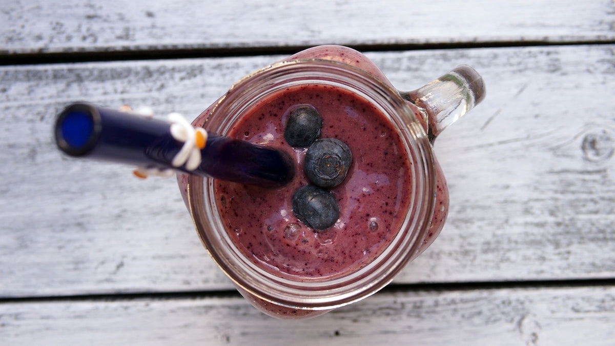 Blueberry, Ginger & Vanilla Smoothie