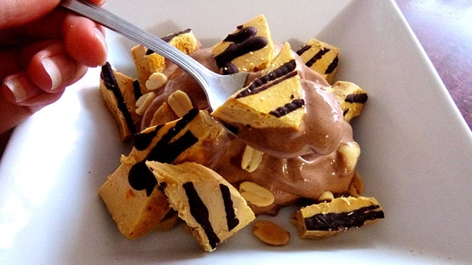 Choc-Honeycomb Peanut Sundae