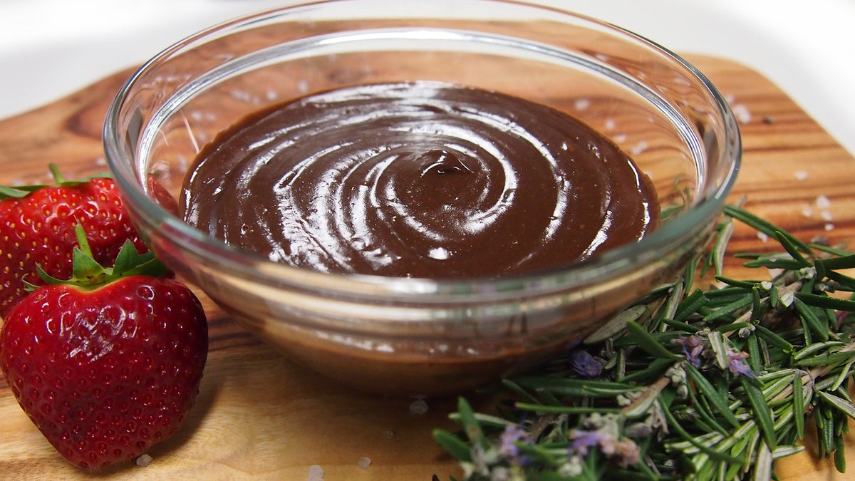 Chocolate, Rosemary & Sea Salt Fondue