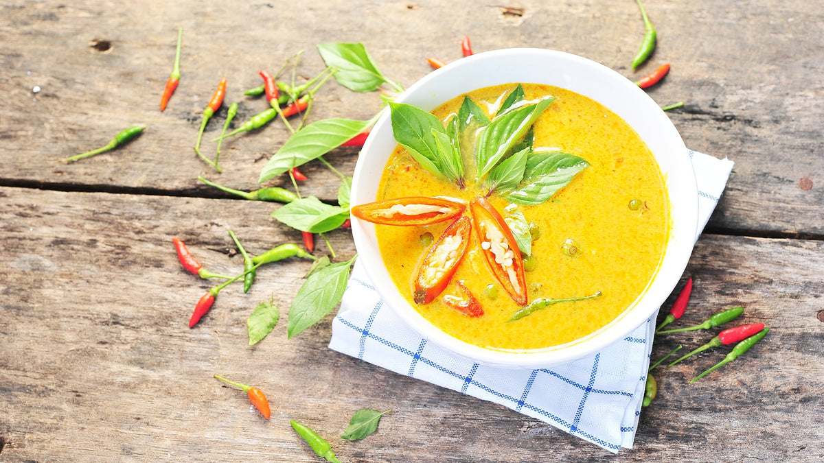 Curried Butternut Pumpkin & Broccoli Soup