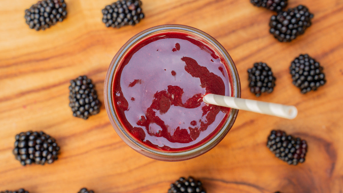 Minty Blackberry Smoothie