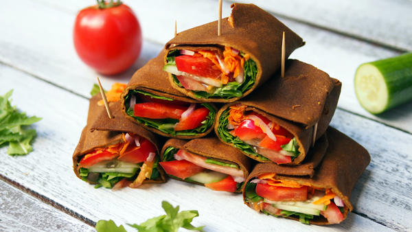 Dehydrated Veggie Wraps