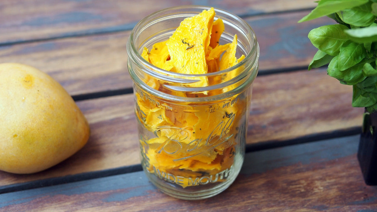 Dried Mango with Basil