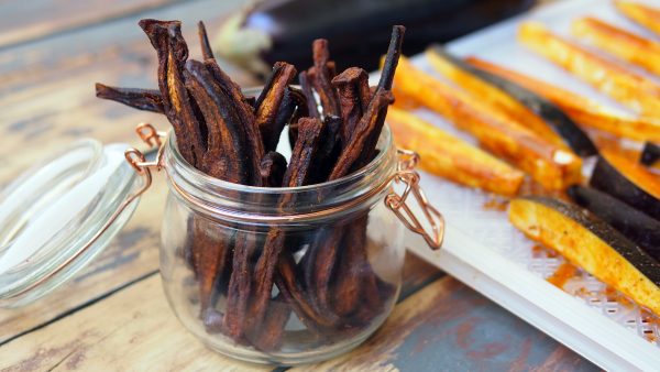 Video Blog Recipe – Eggplant Jerky