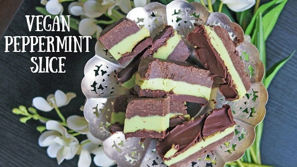 Vegan Peppermint Slice Recipe