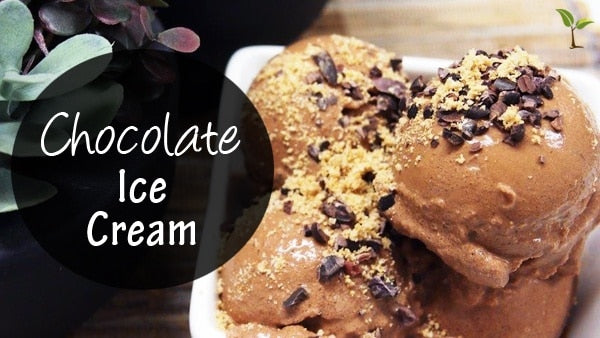 Chocolate Ice Cream in the Vitamix