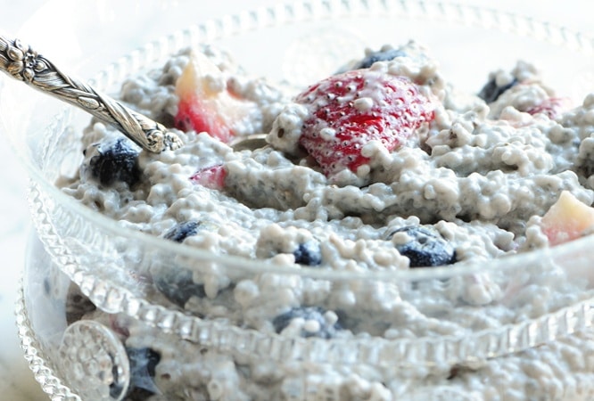 Fruit & Cinnamon Chia Pudding
