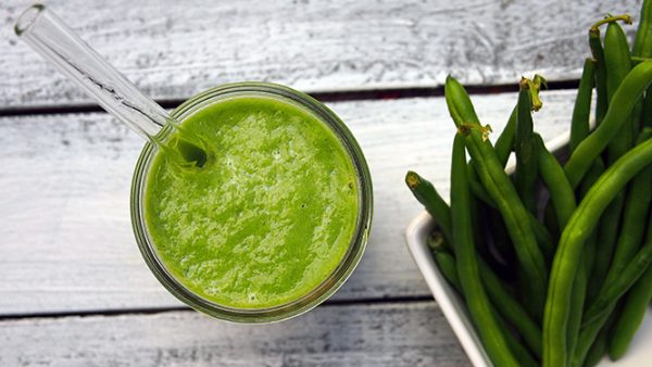 Video Blog Recipe – Green Bean Smoothie Recipe