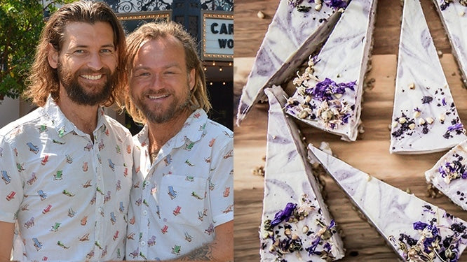 Lavender & Native Berry Cheezecake