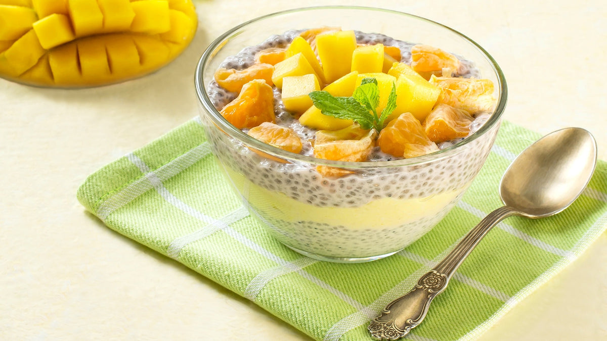 Mango Chia Puddings