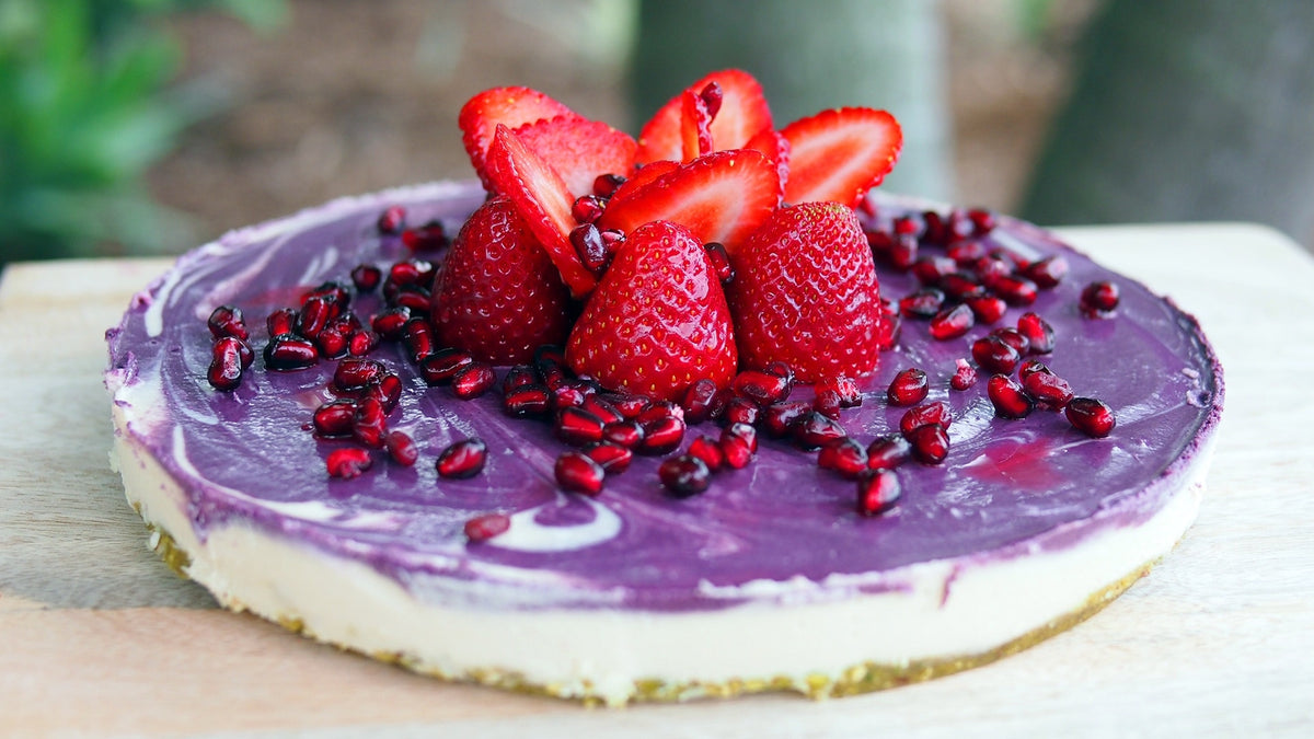 Marble Maqui Berry Cake