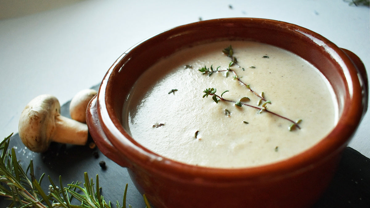 Mushroom & Rosemary Soup