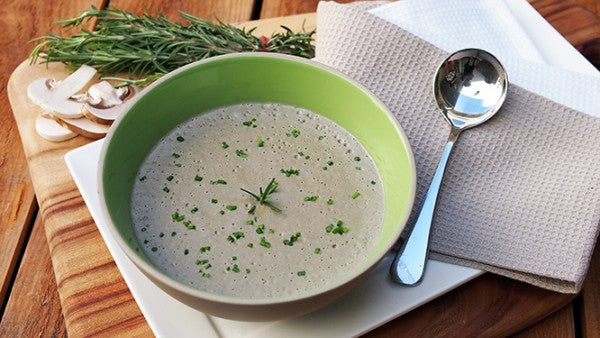 Video Blog: Mushroom & Rosemary Soup