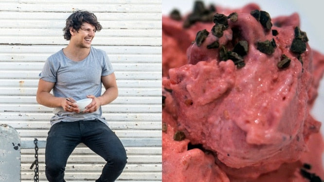 Raspberry Coconut Sorbet