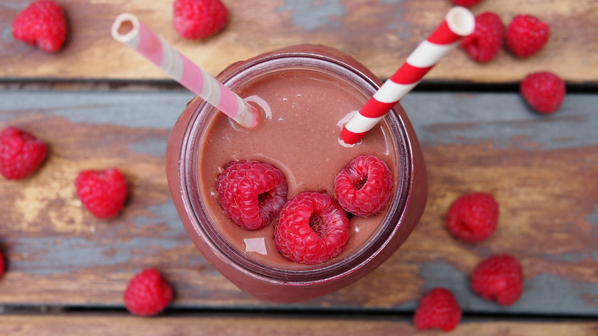 Vegan Raspberry Ripe Smoothie