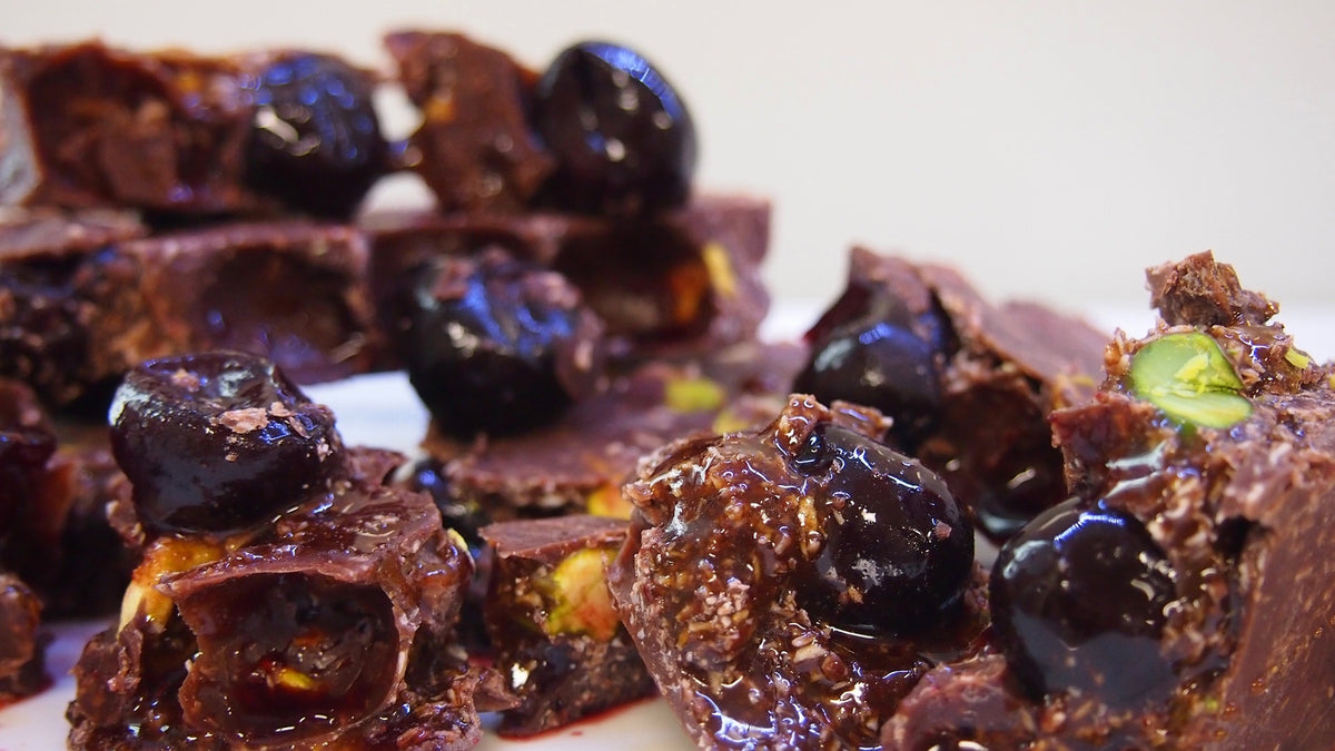 Raw Vegan Chocolate Cherry Bar
