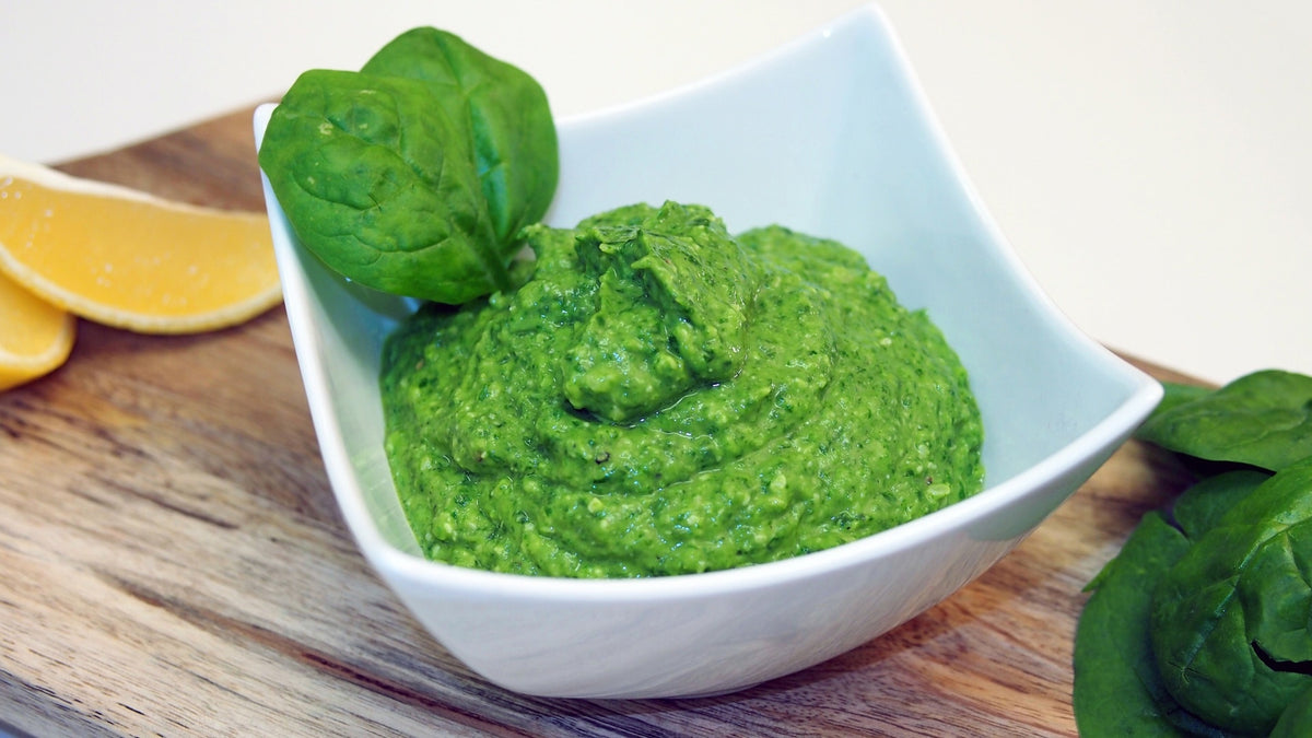 Raw Creamy Spinach Dip