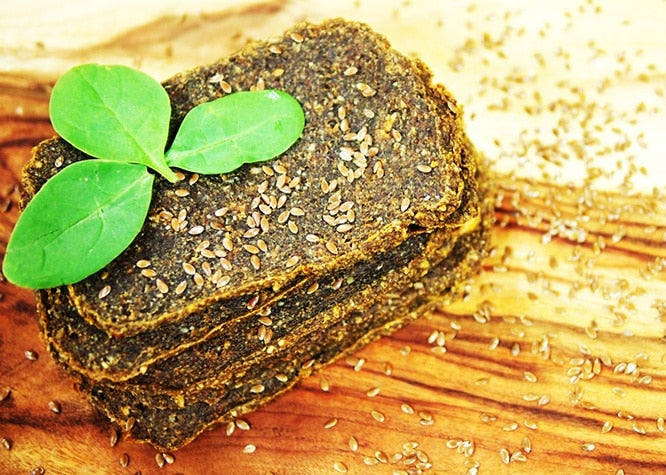 Raw FlaxCorn Bread