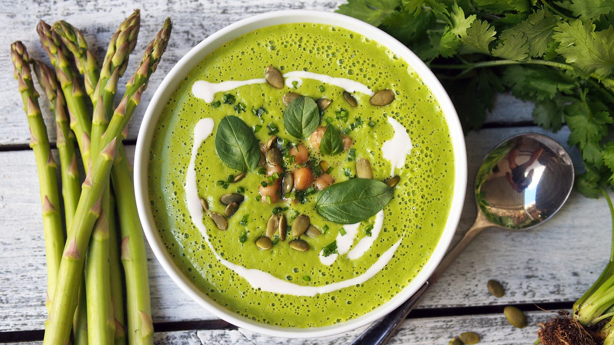 Raw Winter Green Soup