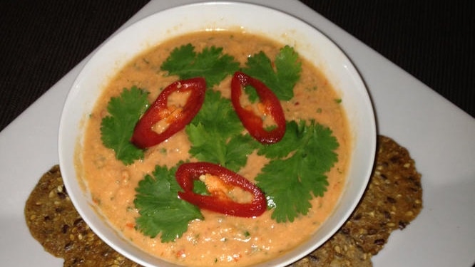 Spicy Thai with Kaffir Lime & Coriander Dip