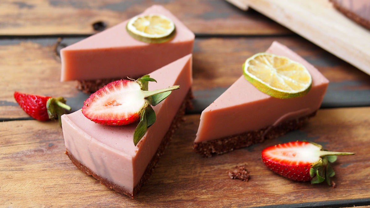 Strawberry & Lime Cheesecake