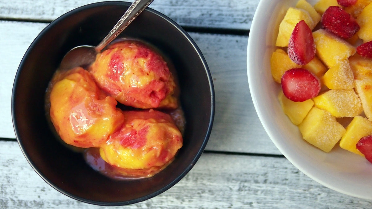 Strawberry & Mango Ice Cream