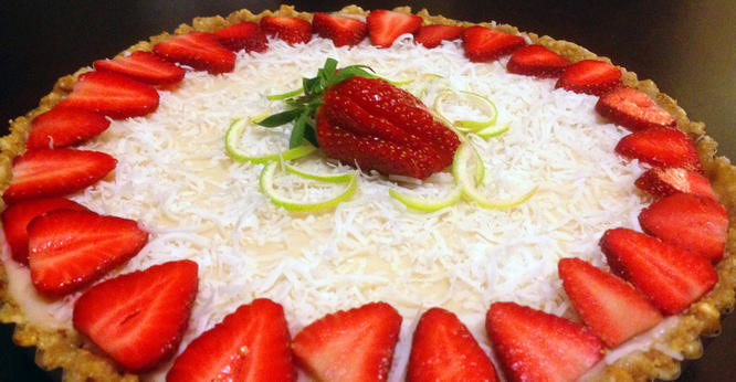 Sweet & Tipsy Coconut Slice