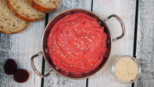Video Blog Recipe – Sweet Spicy Beet Dip by Vitamix