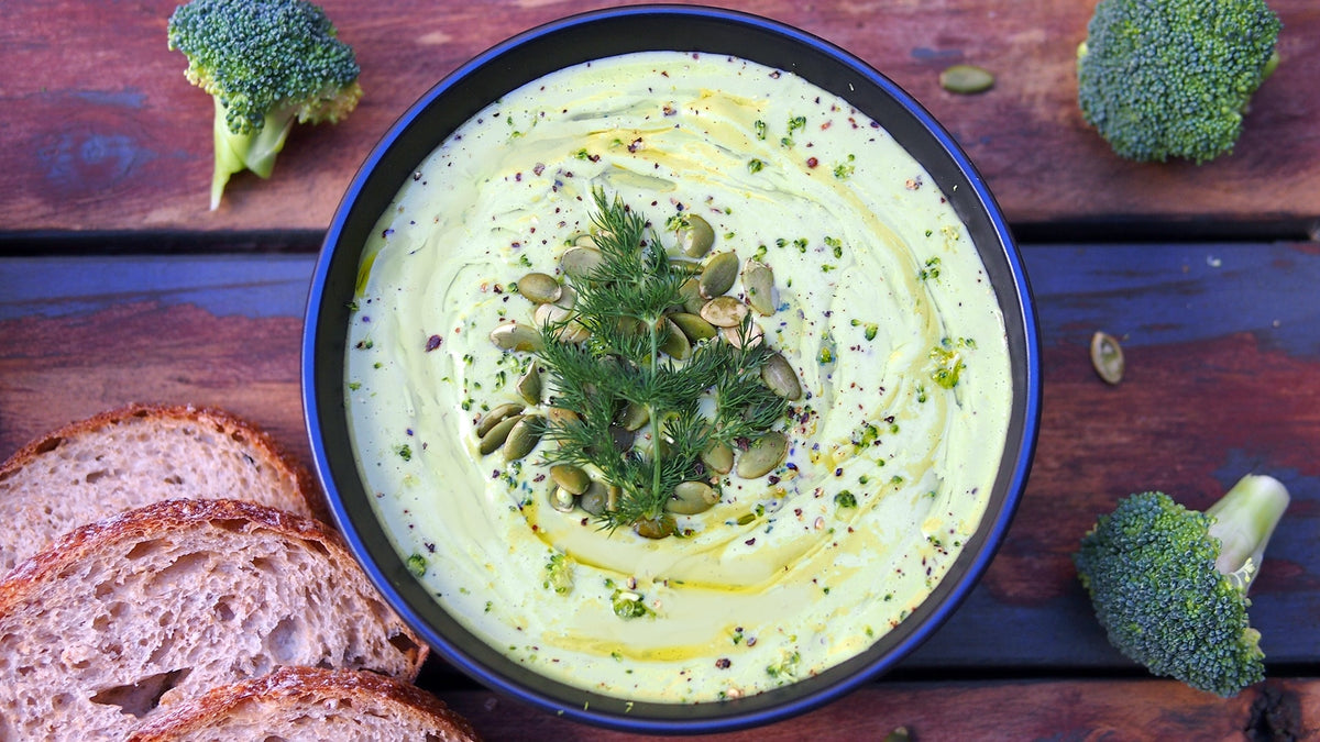 Vegan Broccoli and Cheese Soup