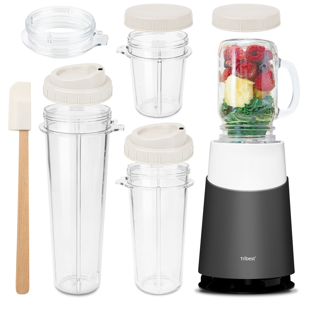 Tribest Personal Blender II - Mason Jar Ready - Slate