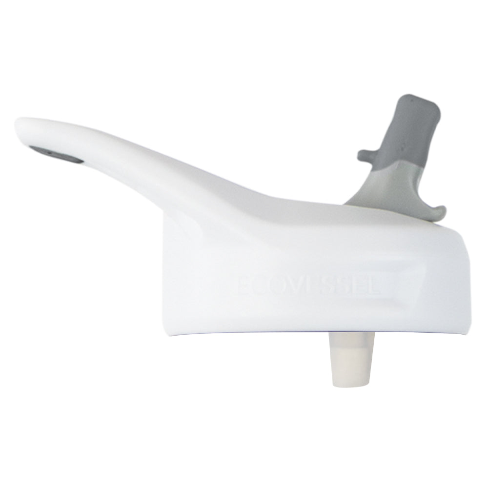 Adult & Kids Straw Lids - White with Gray Spout