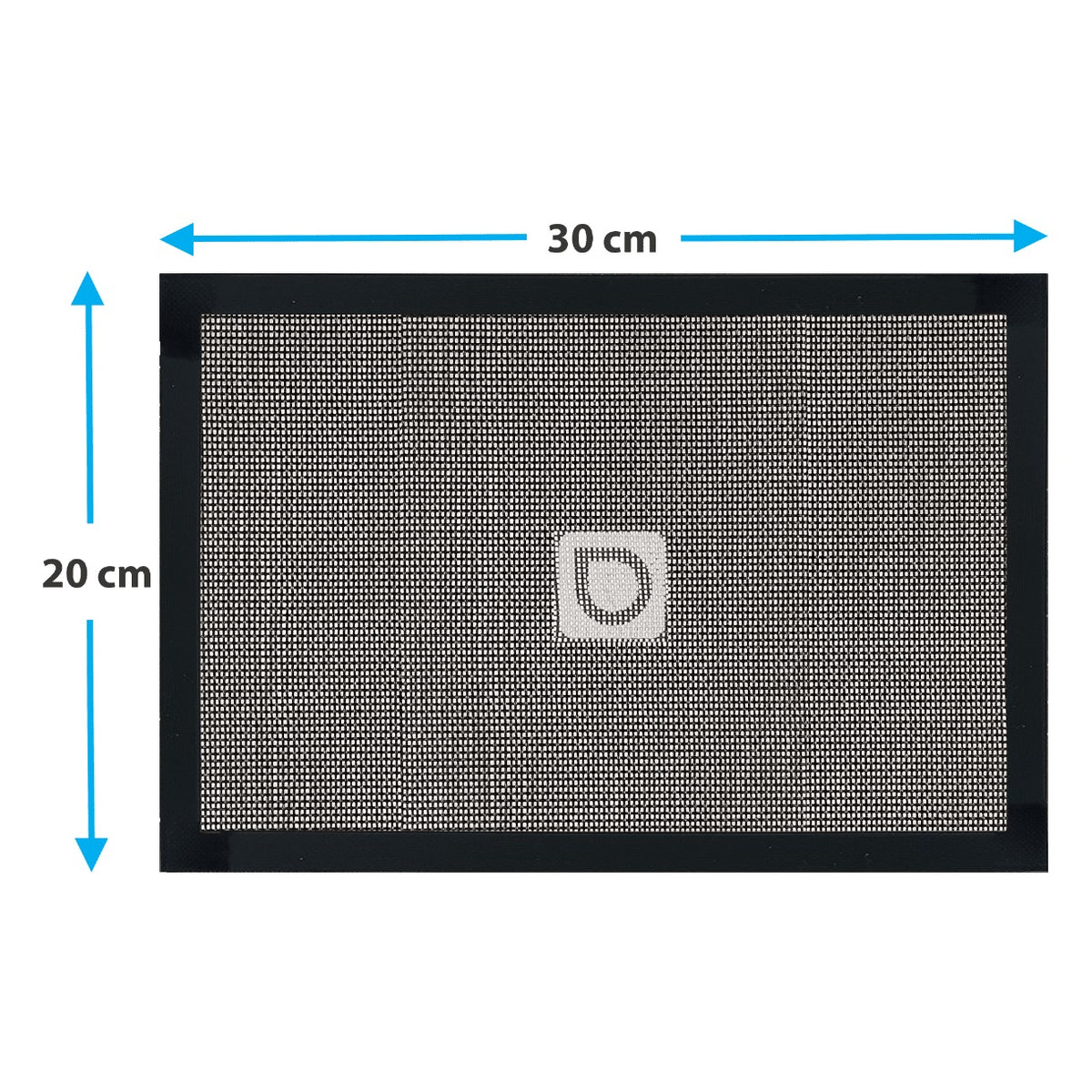 BenchFoods 20 x 30cm Premium Silicone Non-Stick Mesh Mats 10 Pack