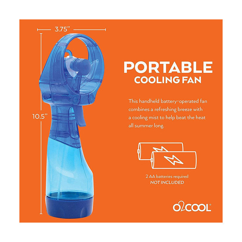 O2COOL Deluxe Handheld Misting Fan - 2 Pack
