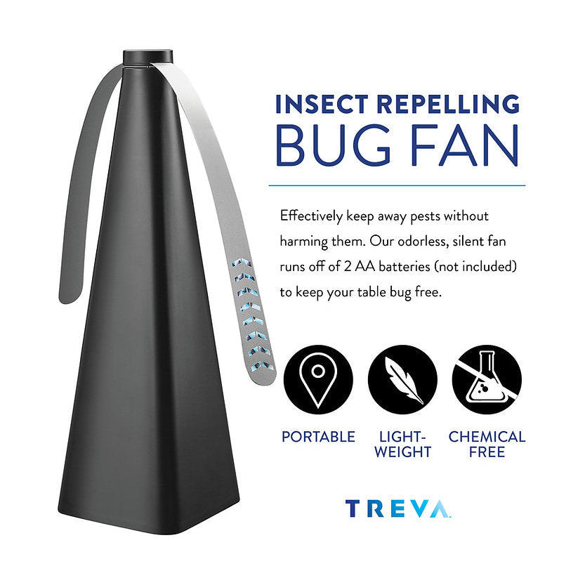 Treva Chemical-Free Bug Fan - Fly and Mosquito Deterrent