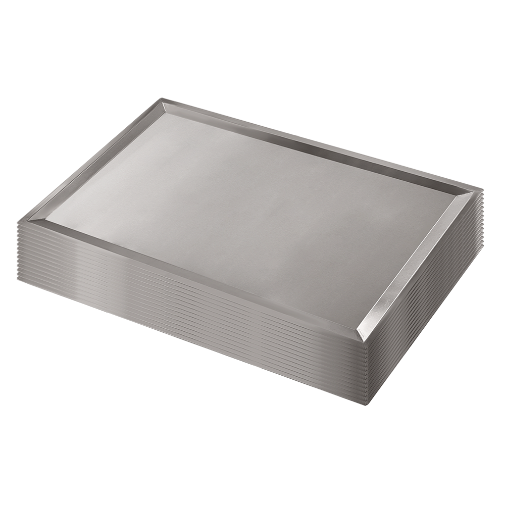 BenchFoods 50 x 85cm Stainless Steel Pan Trays 14 Pack