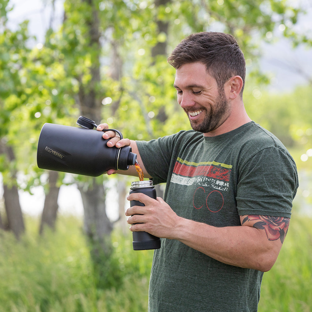 The BOSS - TriMax Insulated Growler Bottle with Infuser - 1.9L (EcoVessel)