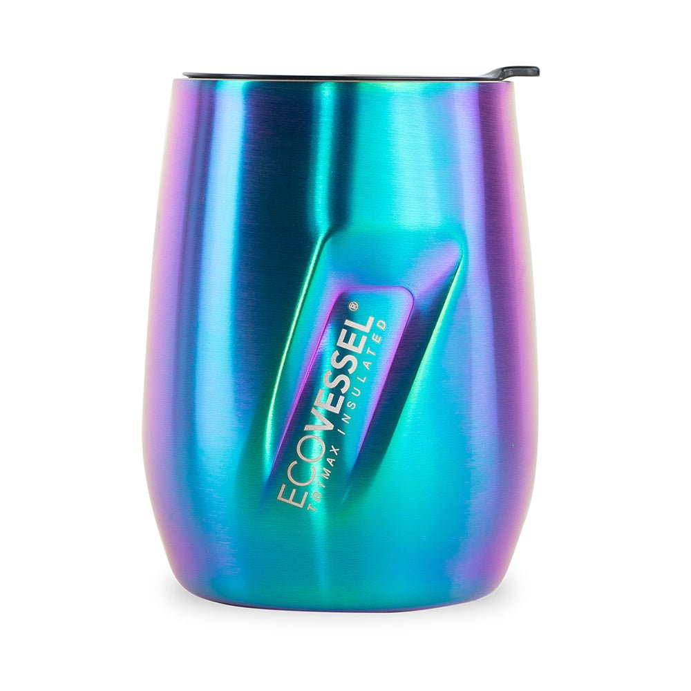 The PORT - Insulated Stainless Steel Wine & Whiskey Tumbler - 296ml (EcoVessel) - Over The Rainbow
