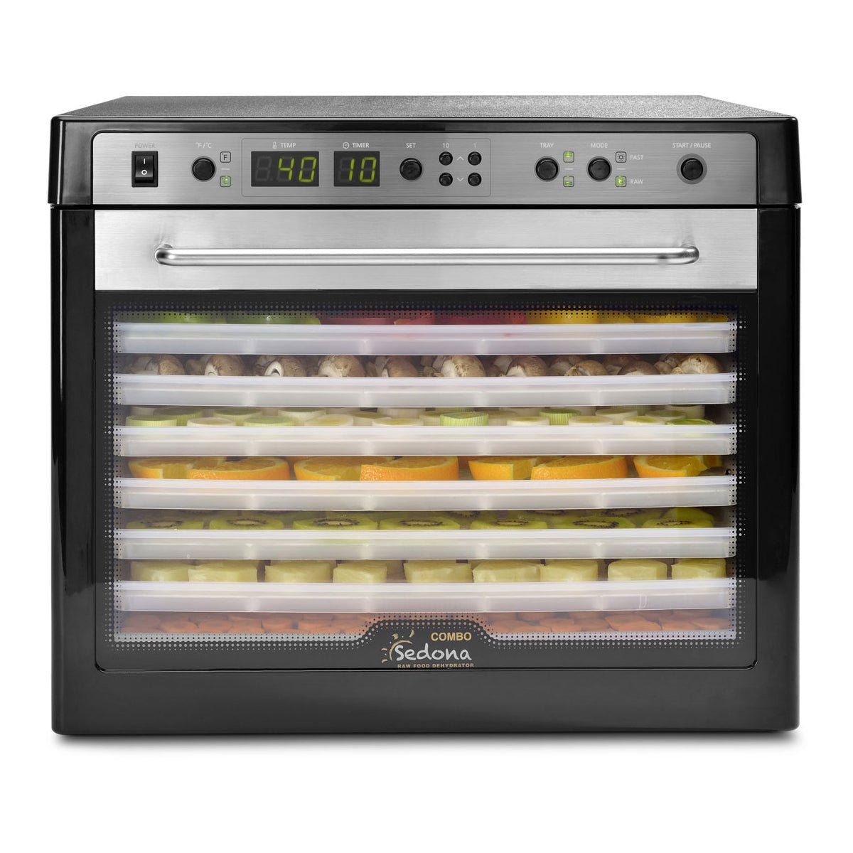 Sedona Combo Rawfood Dehydrator with 9 BPA FREE Plastic Trays