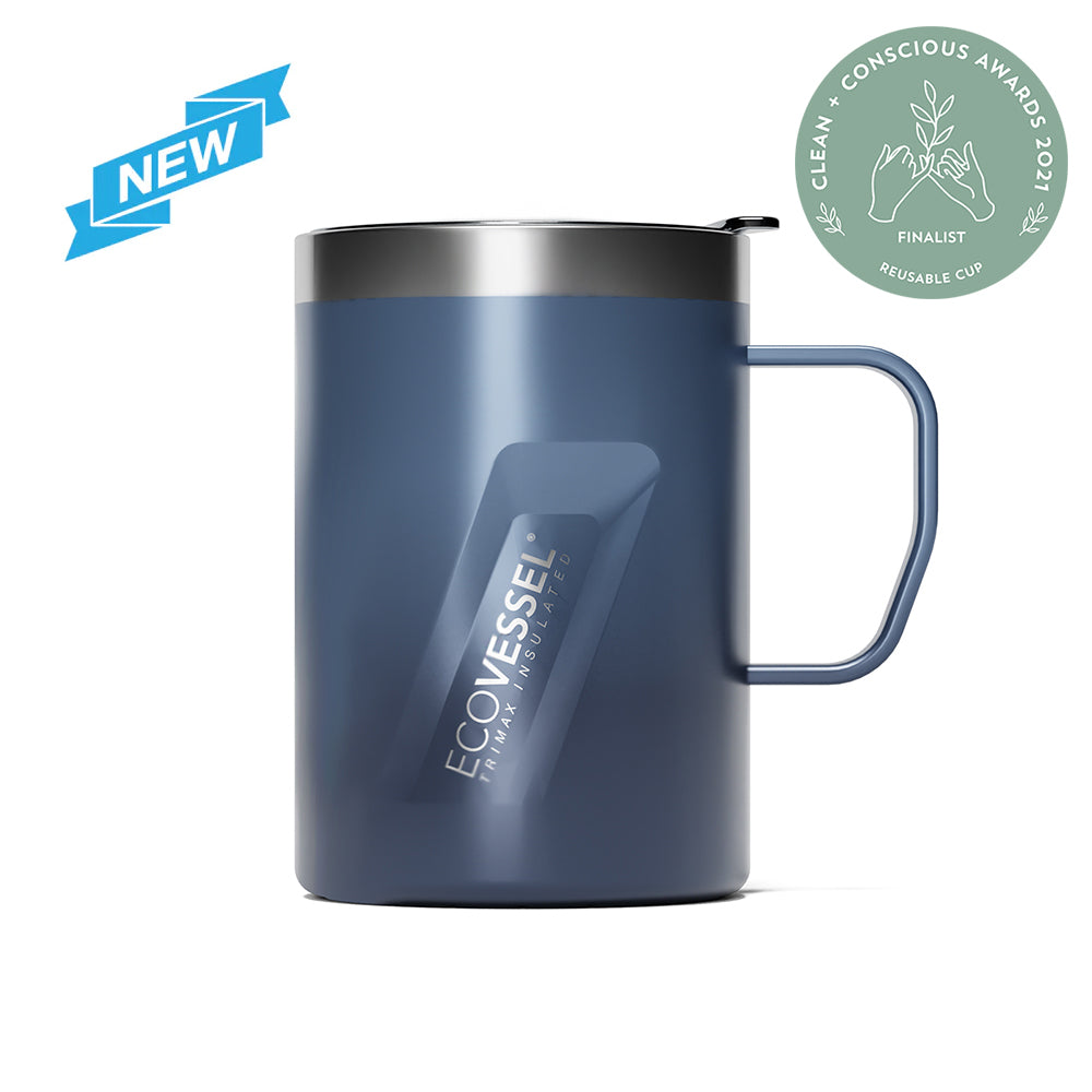 The TRANSIT - TriMax Insulated Coffee, Beer & Cocktail Mug with Slider Lid - 355ml - Thunderstruck