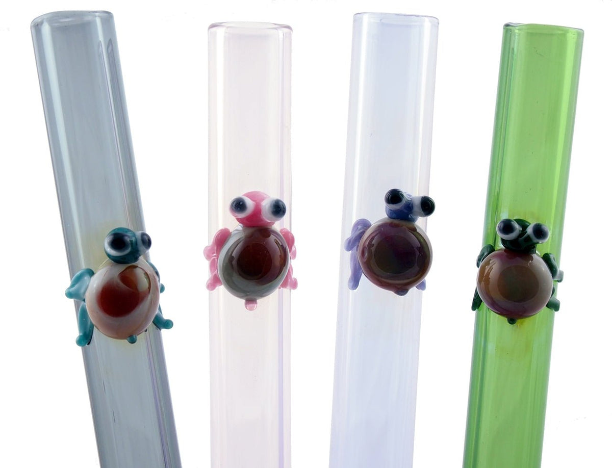 Raw Blend Designer Straws Straight - Turtle