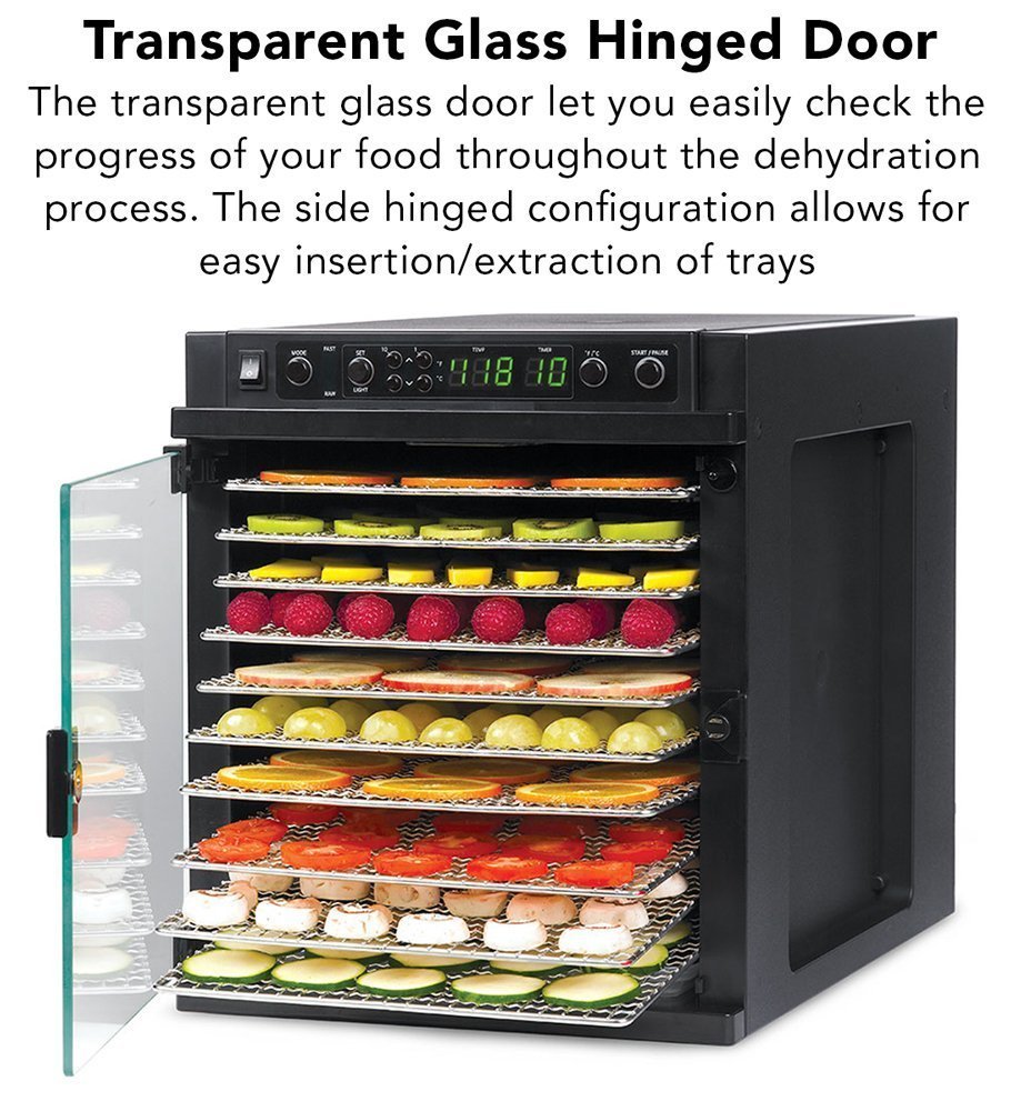 Sedona Express Food Dehydrator with 11 Stainless Steel Trays