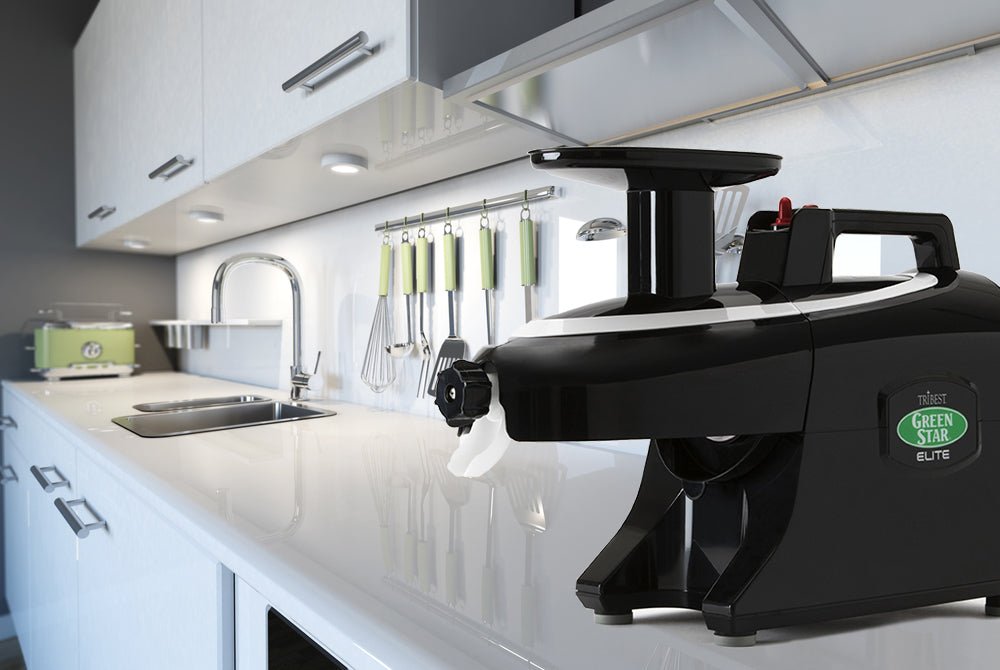Greenstar Elite Twin Gear Cold Press Juicer (Black)