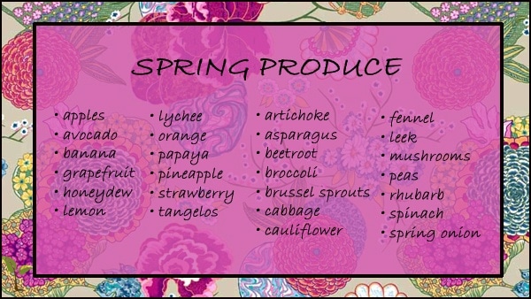 Spring Produce