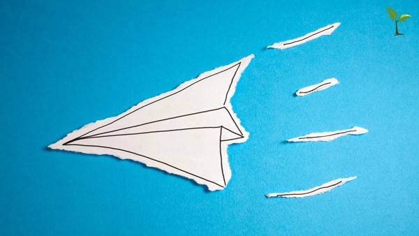 Paper Airplane cut