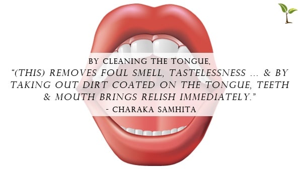 Tongue Scraping Quote